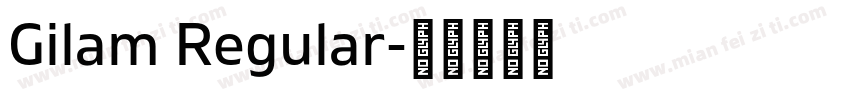 Gilam Regular字体转换